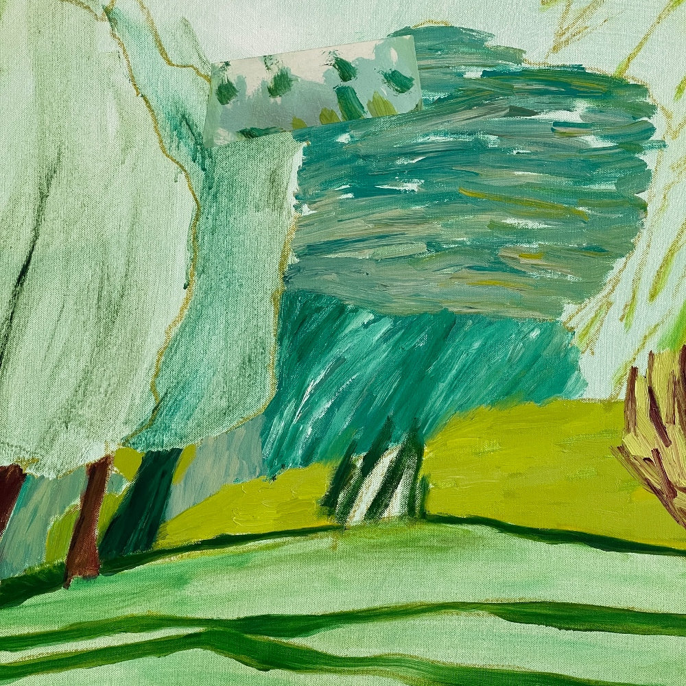 WHERE MORNING FALLS THROUGH LEAVES