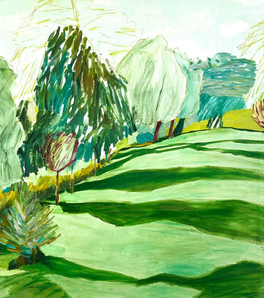 WHERE MORNING FALLS THROUGH LEAVES