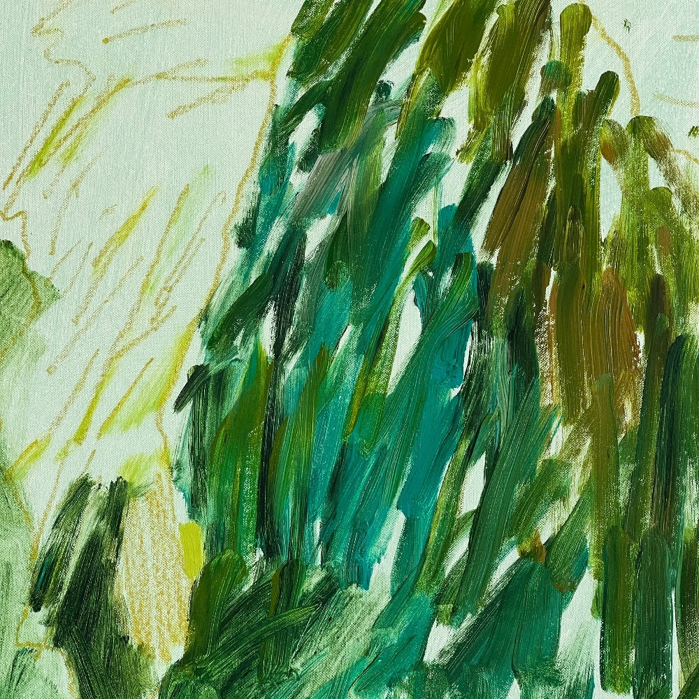 WHERE MORNING FALLS THROUGH LEAVES